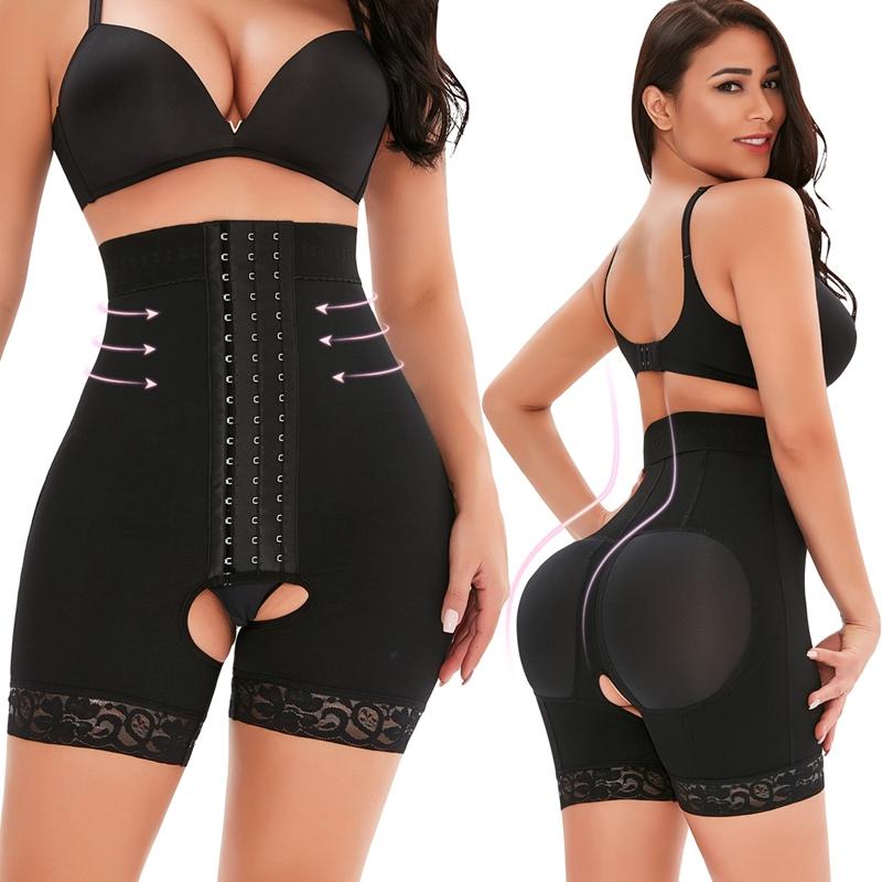 Women' Shapers 3 Row Hook Body Shaper Shapewear BuLifter Women Open Crotch Panties High Waist Trainer Tummy Control Compression Underwear, Black
Women' Shapers 3 Row Hook Body Shaper Shapewear BuLifter Women Open Crotch Panties High Waist Trainer Tummy Control Compression Underwear, Black