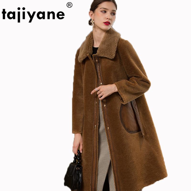 Women's Fur & Faux Real Coat Autumn Winter Jacket Women Clothes 2021 Korean Vintage Wool Sheep Shearling Long Coats Tops ZT1278, Black
Women's Fur & Faux Real Coat Autumn Winter Jacket Women Clothes 2021 Korean Vintage Wool Sheep Shearling Long Coats Tops ZT1278, Black