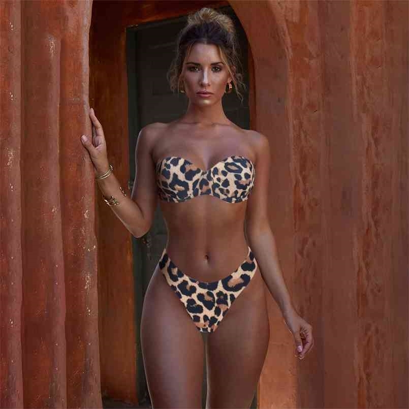 Animal Print Leopard Bikini Push Up Swimsuit Sexy Women Set Brazilian Thong Bathing Suit Bandeau Beach Wear Swimwear 210630, B1964fg
Animal Print Leopard Bikini Push Up Swimsuit Sexy Women Set Brazilian Thong Bathing Suit Bandeau Beach Wear Swimwear 210630, B1964fg