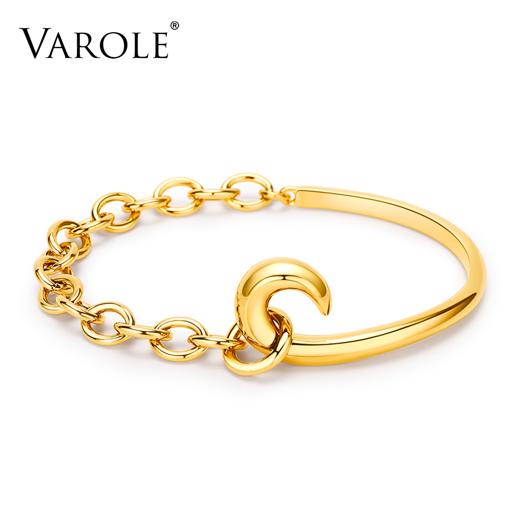 VAROLE Open Cuff Bracelets For Women With Chain Viking Gold Color Royal Armband Bangle Fashion Jewelry Couple Gifts
VAROLE Open Cuff Bracelets For Women With Chain Viking Gold Color Royal Armband Bangle Fashion Jewelry Couple Gifts