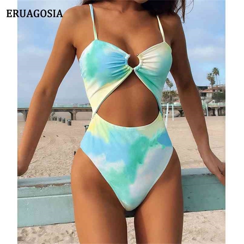 Swimwear Swimsuit Women Push Up Monokini Biquini Swimming Bathing Suit For Backless Bodysuit Beach Wear 210702, S129lb