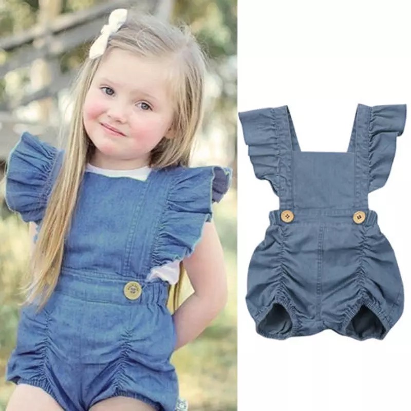 INS Baby Girls Rompers Summer Fly Sleeve Newborn Onesies Clothing Denim Cute Toddler Romper Boutique Infant Bodysuit Clothes, As shown
INS Baby Girls Rompers Summer Fly Sleeve Newborn Onesies Clothing Denim Cute Toddler Romper Boutique Infant Bodysuit Clothes, As shown