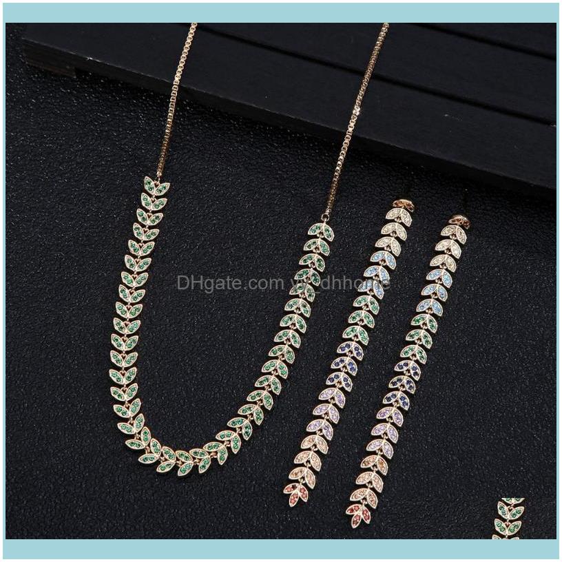 Earrings Jewelryearrings & Necklace Luxury Cubic Zirconia Wedding Jewellery Sets For Women Wheat Olive Branch Leaf African Dubai Brides2Pcs, As pic
Earrings Jewelryearrings & Necklace Luxury Cubic Zirconia Wedding Jewellery Sets For Women Wheat Olive Branch Leaf African Dubai Brides2Pcs, As pic