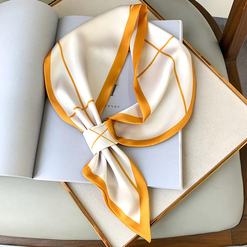 Scarves Korean Scarf Women Spring And Summer Simulation Silk Small Hair Sunscreen
Scarves Korean Scarf Women Spring And Summer Simulation Silk Small Hair Sunscreen