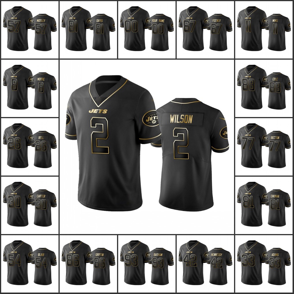 New YorkJetsMen #33 Jamal Adams 26 Le'Veon Bell 11 Denzel Mims 2 Zach Wilson 8 Elijah Moore Custom Women Youth Black Golden Edition Vapor Limited Jersey
New YorkJetsMen #33 Jamal Adams 26 Le'Veon Bell 11 Denzel Mims 2 Zach Wilson 8 Elijah Moore Custom Women Youth Black Golden Edition Vapor Limited Jersey