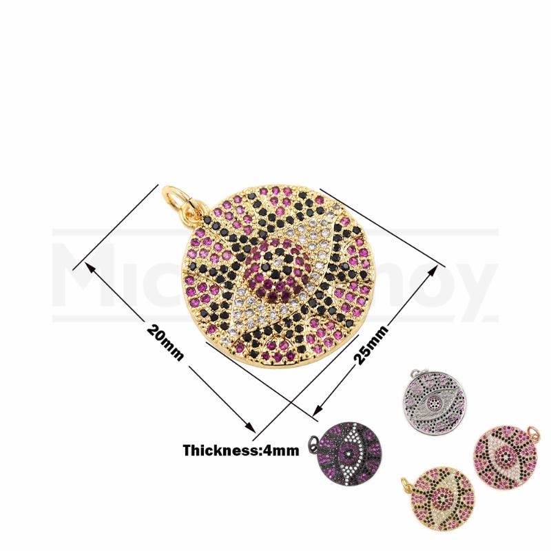 Charms Cubic Zirconia Evil Eye Pendant Religious Charm DIY Jewelry Bracelet Necklace Making Accessories 25x20x4 Mm, Bronze;silver
Charms Cubic Zirconia Evil Eye Pendant Religious Charm DIY Jewelry Bracelet Necklace Making Accessories 25x20x4 Mm, Bronze;silver