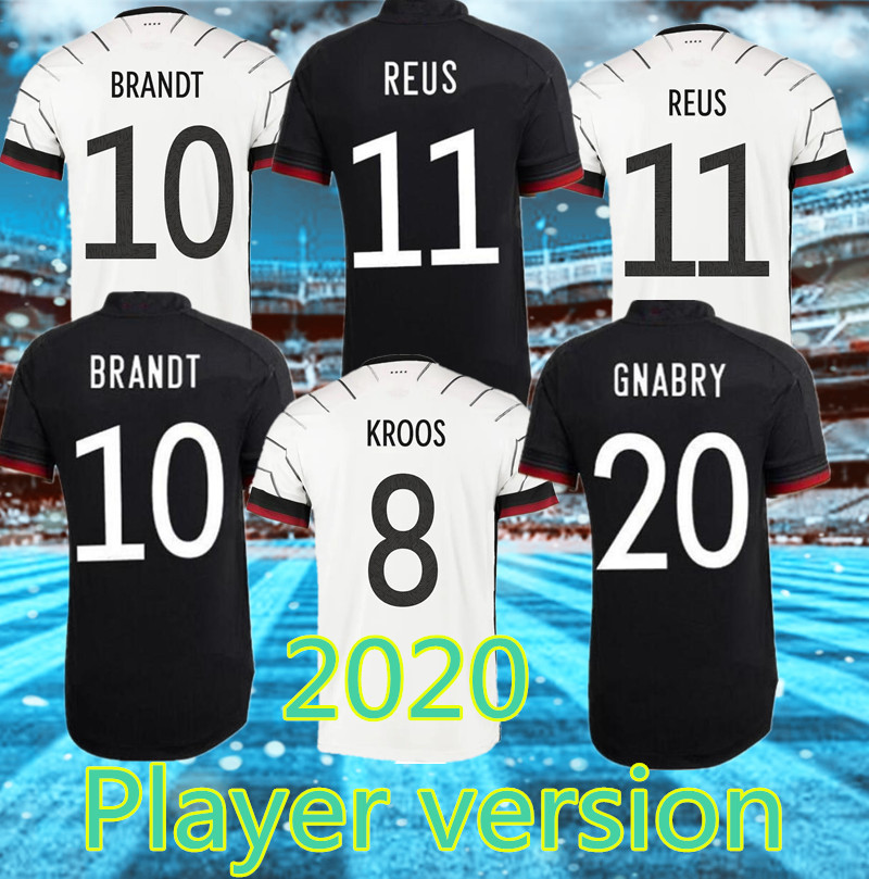 Player version Germany 2020 soccer jersey Home kit HUMMELS KROOS DRAXLER REUS MULLER GOTZE European Cup football shirts uniforms men, Black;yellow
Player version Germany 2020 soccer jersey Home kit HUMMELS KROOS DRAXLER REUS MULLER GOTZE European Cup football shirts uniforms men, Black;yellow