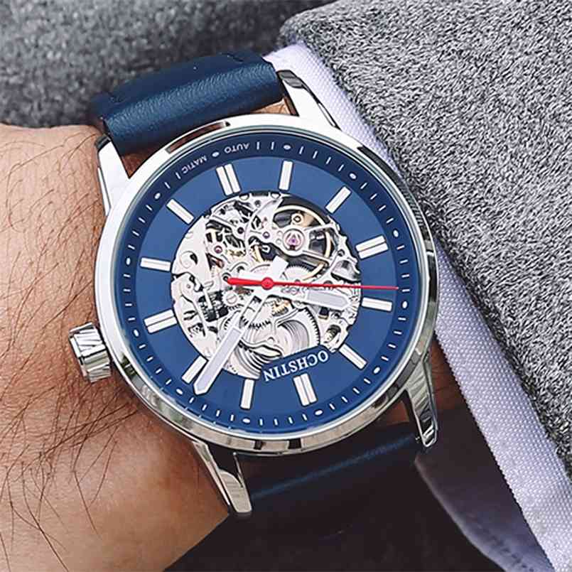 OCHSTIN Automatic Mechanical Men Watch Top Brand Luxury Real Leather Mens Watches Military Army Sport Skeleton Male Clock 210707, Black brown
OCHSTIN Automatic Mechanical Men Watch Top Brand Luxury Real Leather Mens Watches Military Army Sport Skeleton Male Clock 210707, Black brown