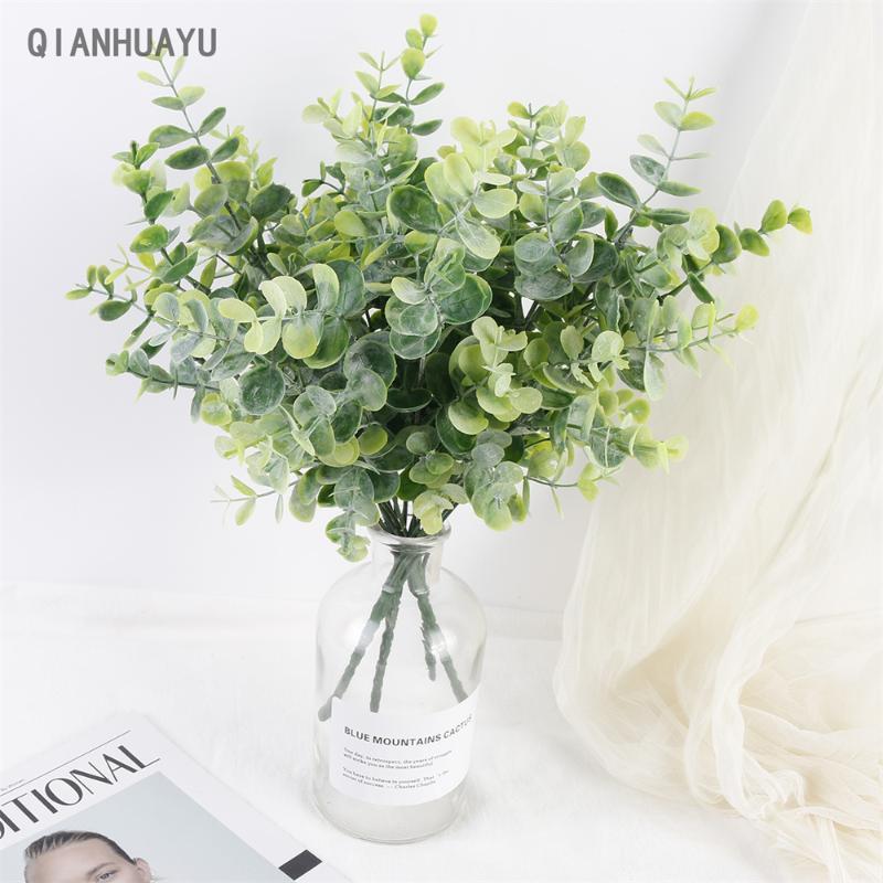 Decorative Flowers & Wreaths Artificial Eucalyptus Leaves Plants Home Table Room Wedding Decor Plastic Fake Spring Bed Green Bonsai Supplies
Decorative Flowers & Wreaths Artificial Eucalyptus Leaves Plants Home Table Room Wedding Decor Plastic Fake Spring Bed Green Bonsai Supplies