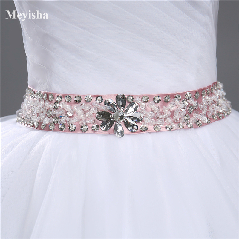 ZJ9084 fashion Beads Crystal White Ivory Wedding Dresses for brides plus size maxi formal sweetheart