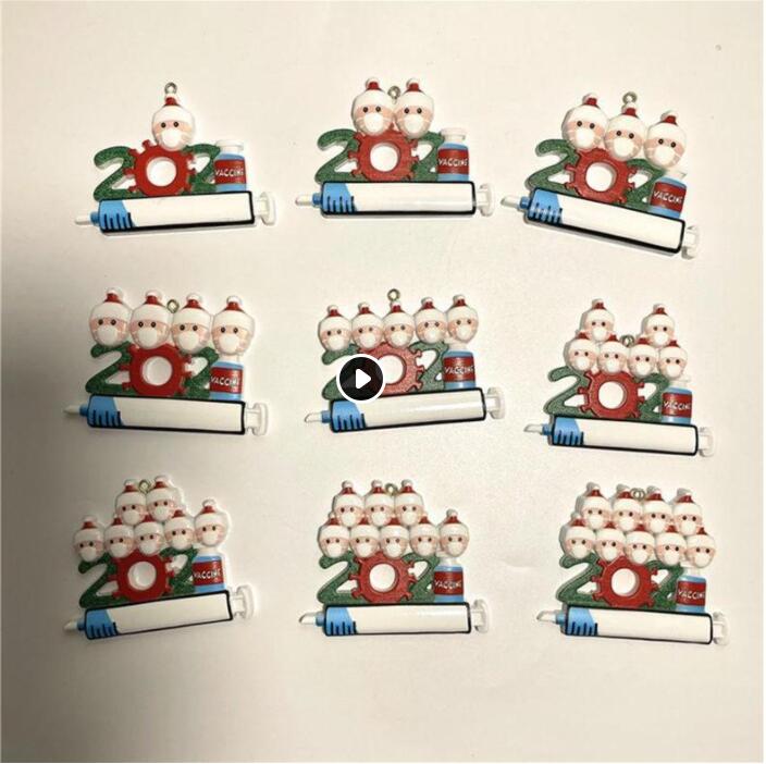 DHL 2021 Christmas Decoration Quarantine Ornaments Family of 1-9 Heads DIY Tree Pendant Accessories with Rope CM12
DHL 2021 Christmas Decoration Quarantine Ornaments Family of 1-9 Heads DIY Tree Pendant Accessories with Rope CM12