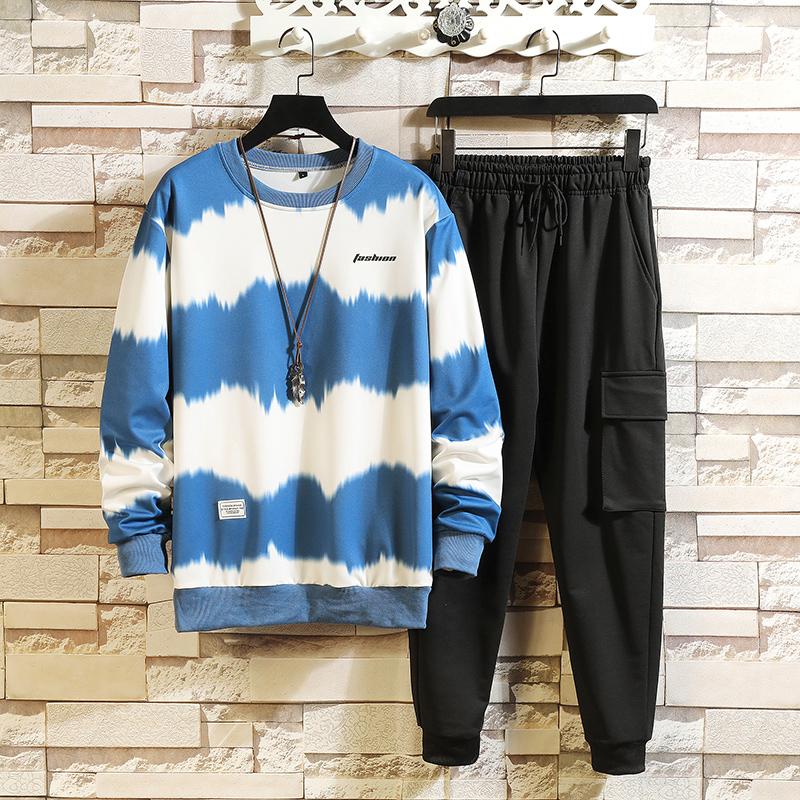 Men's Tracksuits 2021 Autumn Spring Patchwork Sportswear Sets Hoodies Casual Tracksuit Sweatshirt + Sweatpants Track Suit
Men's Tracksuits 2021 Autumn Spring Patchwork Sportswear Sets Hoodies Casual Tracksuit Sweatshirt + Sweatpants Track Suit