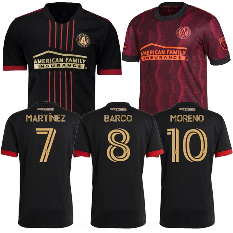 Thai quality 2021 Atlanta United red home away soccer jersey 21/22 GARZA JONES VILLALBA MCCANN MARTINEZ ALMIRON football shirts, Black;yellow
Thai quality 2021 Atlanta United red home away soccer jersey 21/22 GARZA JONES VILLALBA MCCANN MARTINEZ ALMIRON football shirts, Black;yellow