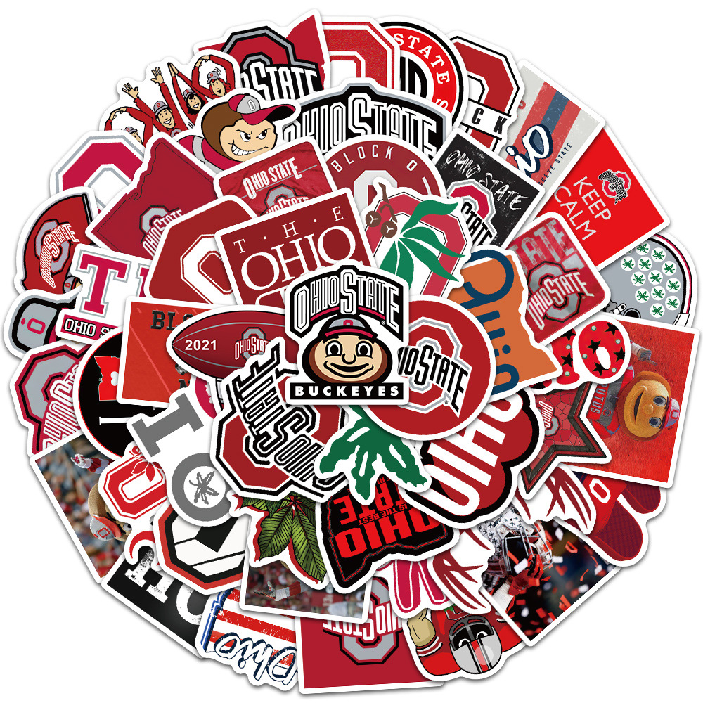 50Pcs/Lot The Ohio State University Graffiti Stickers PVC Waterproof Laptop Luggage Phone Suitcase Car Cartoon Decals Kids Toy T6
50Pcs/Lot The Ohio State University Graffiti Stickers PVC Waterproof Laptop Luggage Phone Suitcase Car Cartoon Decals Kids Toy T6