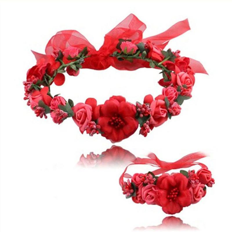 Headpieces Garland Tiara Set Red Wedding Dress Headband Children's Bracelet Performance Hair Ornaments Bridal Jewelry
Headpieces Garland Tiara Set Red Wedding Dress Headband Children's Bracelet Performance Hair Ornaments Bridal Jewelry