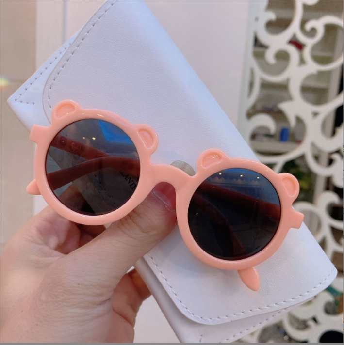 Wholesale Kids Sunglasses Cartoon Shape Girls Boy Children Sun Glasses Round Street Beat Eyeglasses Cute Baby Shades Eyewears Z260305