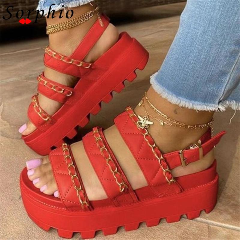 Sorphio Big Size 43 Female Metal Med Heel Casual Comfy Rome Women Shoes Solid Buckle Open Toe Platform Sandals Dress, Black
Sorphio Big Size 43 Female Metal Med Heel Casual Comfy Rome Women Shoes Solid Buckle Open Toe Platform Sandals Dress, Black
