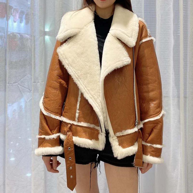 Women's Fur & Faux Casaco De Inverno 2021 Nova Chegada Regular Comprimento Natural Real Ovelha Pele Grosso Quente Turn-down Collar Roupas, Black
Women's Fur & Faux Casaco De Inverno 2021 Nova Chegada Regular Comprimento Natural Real Ovelha Pele Grosso Quente Turn-down Collar Roupas, Black
