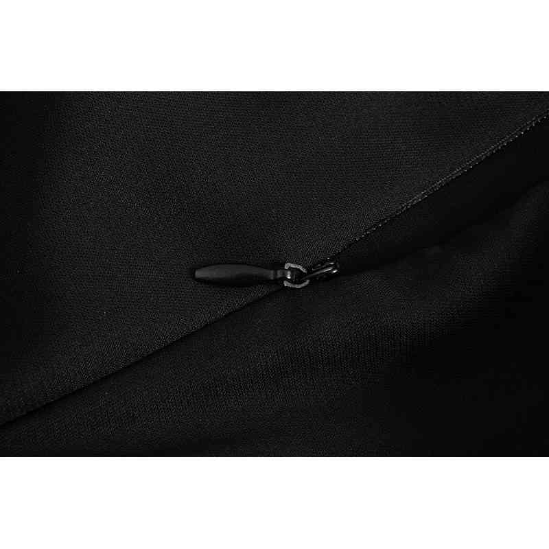 Beach Skirt Female Summer Seaside Vacation Little Black Dress Long Sexy Backless Dresses Vintage Chic 210514