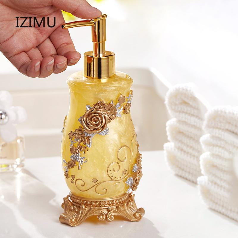 Liquid Soap Dispenser European Rose Lotion Bottle Press Separate El Bathroom Hand Sanitizer Luxury Creative Shower Shampoo
Liquid Soap Dispenser European Rose Lotion Bottle Press Separate El Bathroom Hand Sanitizer Luxury Creative Shower Shampoo