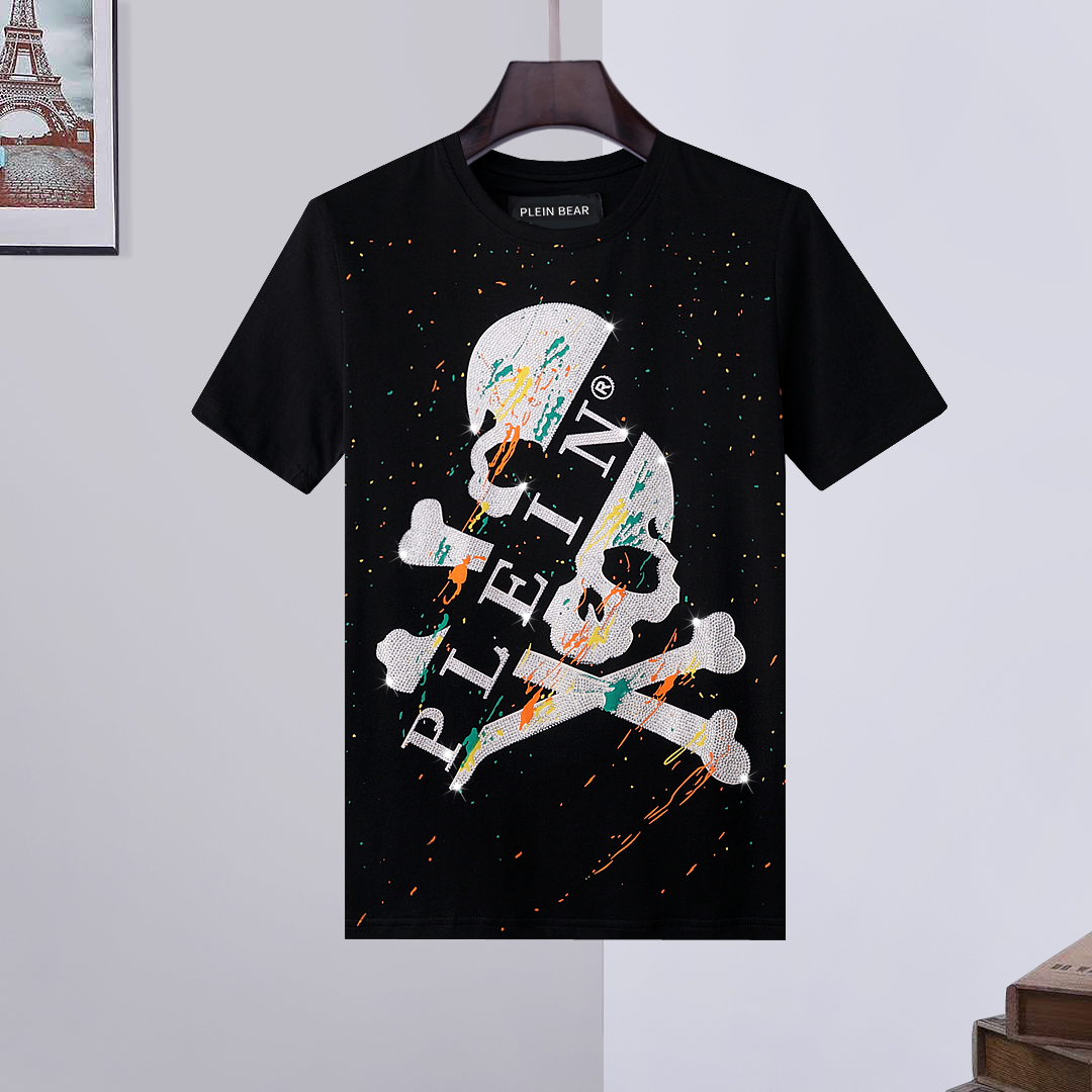 PLEIN BEAR T SHIRT Mens Designer Tshirts Rhinestone Skull Men T-shirts Classical High Quality Hip Hop Streetwear Tshirt Casual Top Tees PB 16180, Black
PLEIN BEAR T SHIRT Mens Designer Tshirts Rhinestone Skull Men T-shirts Classical High Quality Hip Hop Streetwear Tshirt Casual Top Tees PB 16180, Black