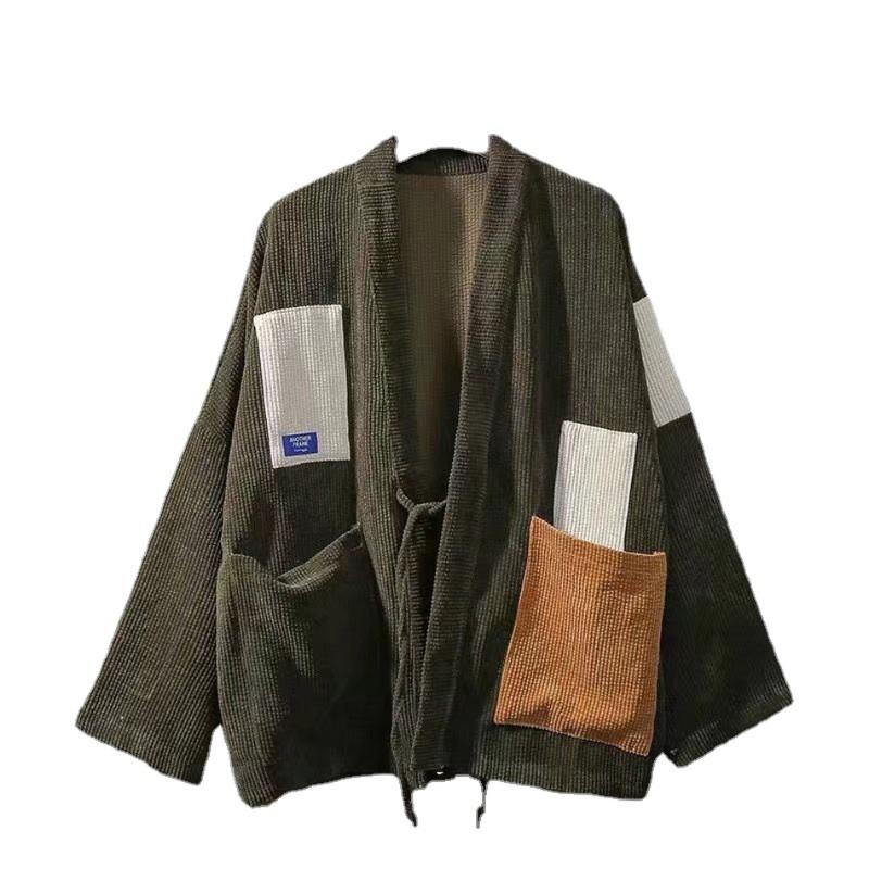Men's Jackets 2022 Spring Autumn Men Corduroy Jacket Long Sleeved Loose Kimono Vintage Outerwear Coats Big Pockets Hip Hop Japan Style Coat, Black;brown
Men's Jackets 2022 Spring Autumn Men Corduroy Jacket Long Sleeved Loose Kimono Vintage Outerwear Coats Big Pockets Hip Hop Japan Style Coat, Black;brown