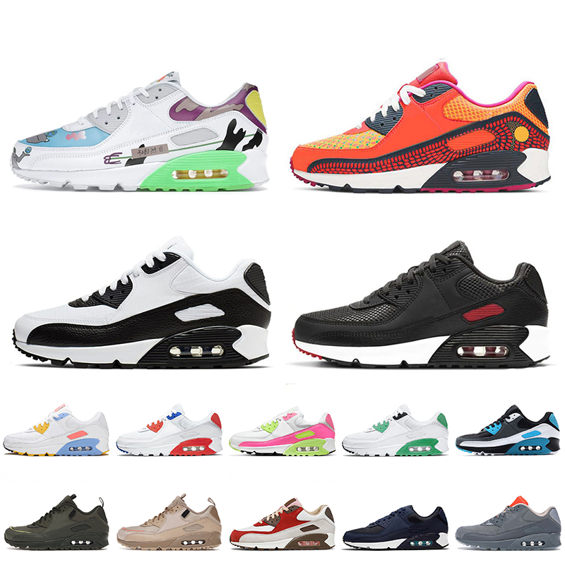 90 90s Womens Mens Running Shoes Flyleather Dia de los Muertos White Black Red Solar Flare Pink Surplus Desert Camo Cargo Khaki Off Trainers Sneakers 30th Anniversary, C41 supernova 36-45
90 90s Womens Mens Running Shoes Flyleather Dia de los Muertos White Black Red Solar Flare Pink Surplus Desert Camo Cargo Khaki Off Trainers Sneakers 30th Anniversary, C41 supernova 36-45