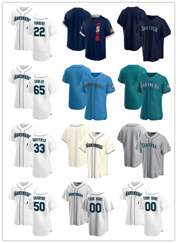 Custom Jersey Mens women SeattleMariners65 Casey Sadler 33 Justus Sheffield 50 Erik Swanson 22 Luis Torrens Baseball Jerseys, Blue;black
Custom Jersey Mens women SeattleMariners65 Casey Sadler 33 Justus Sheffield 50 Erik Swanson 22 Luis Torrens Baseball Jerseys, Blue;black