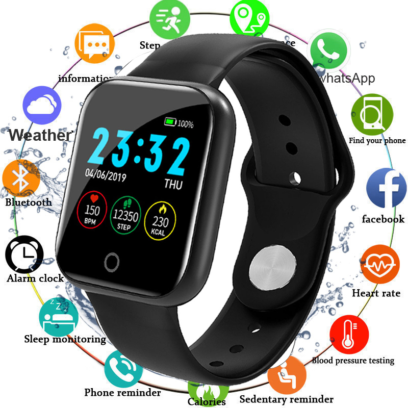 Men Smart Watch Blood Pressure Waterproof Smartwatch Women Activity Tracker Clock Sport Bluetooth Watches For Android iphoneg, I5 black
Men Smart Watch Blood Pressure Waterproof Smartwatch Women Activity Tracker Clock Sport Bluetooth Watches For Android iphoneg, I5 black