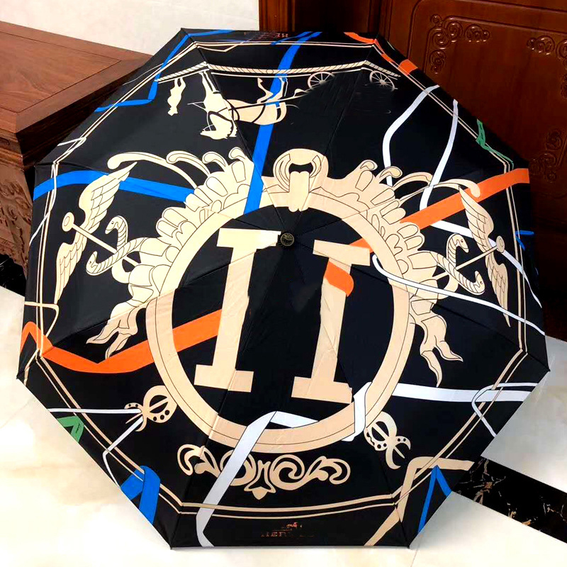 sun folding automatic umbrella windproof ladies parasol uv large rain women gift ideas upf50