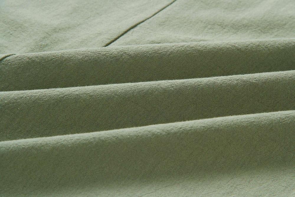 Cotton Linen Mini Dress Women Summer Sexy V Neck Spaghetti Strap Ruffle Backless A Line Ladies Holiday Beach Sundress 210522