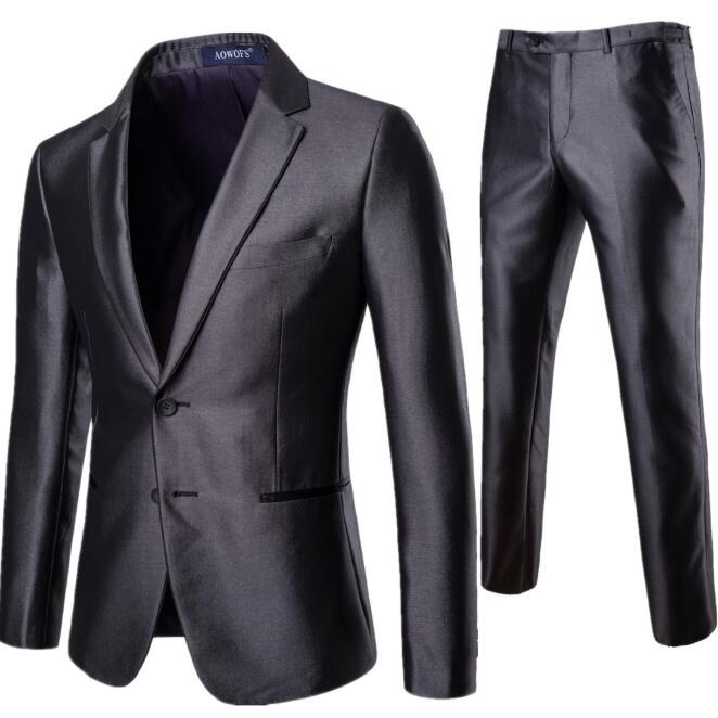 Mens Dress Suits With Pants 2 Pieces Formalwear For Wedding Good Quality Men Slim Black Suits Blazer Jackets Size 2XL #07011
Mens Dress Suits With Pants 2 Pieces Formalwear For Wedding Good Quality Men Slim Black Suits Blazer Jackets Size 2XL #07011