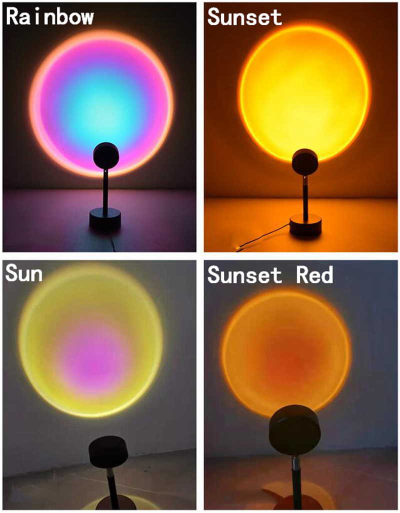 Sunset Projection Lamp LED Night Lights Sunset Lamp Bedroom Decor USB Rainbow Projector Atmosphere for Home Bar Dropshipping
Sunset Projection Lamp LED Night Lights Sunset Lamp Bedroom Decor USB Rainbow Projector Atmosphere for Home Bar Dropshipping