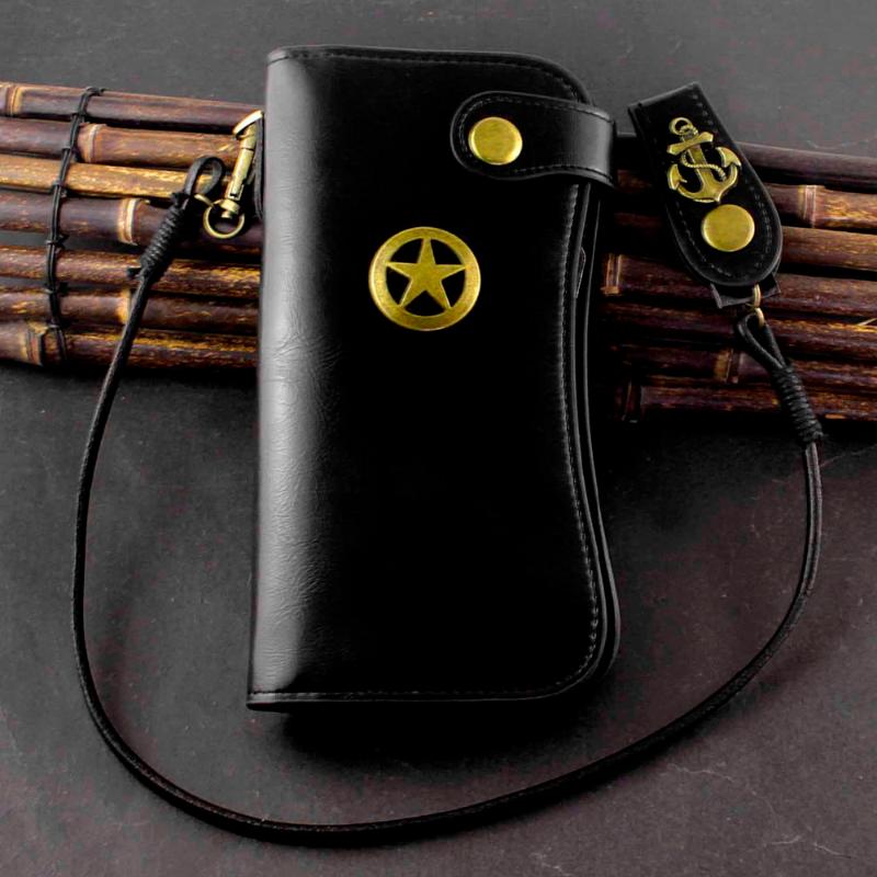 Wallets Star Men Snap Long Wallet Clutch Bag Card Purse With Leather Belt Loop Chain, Red;black
Wallets Star Men Snap Long Wallet Clutch Bag Card Purse With Leather Belt Loop Chain, Red;black