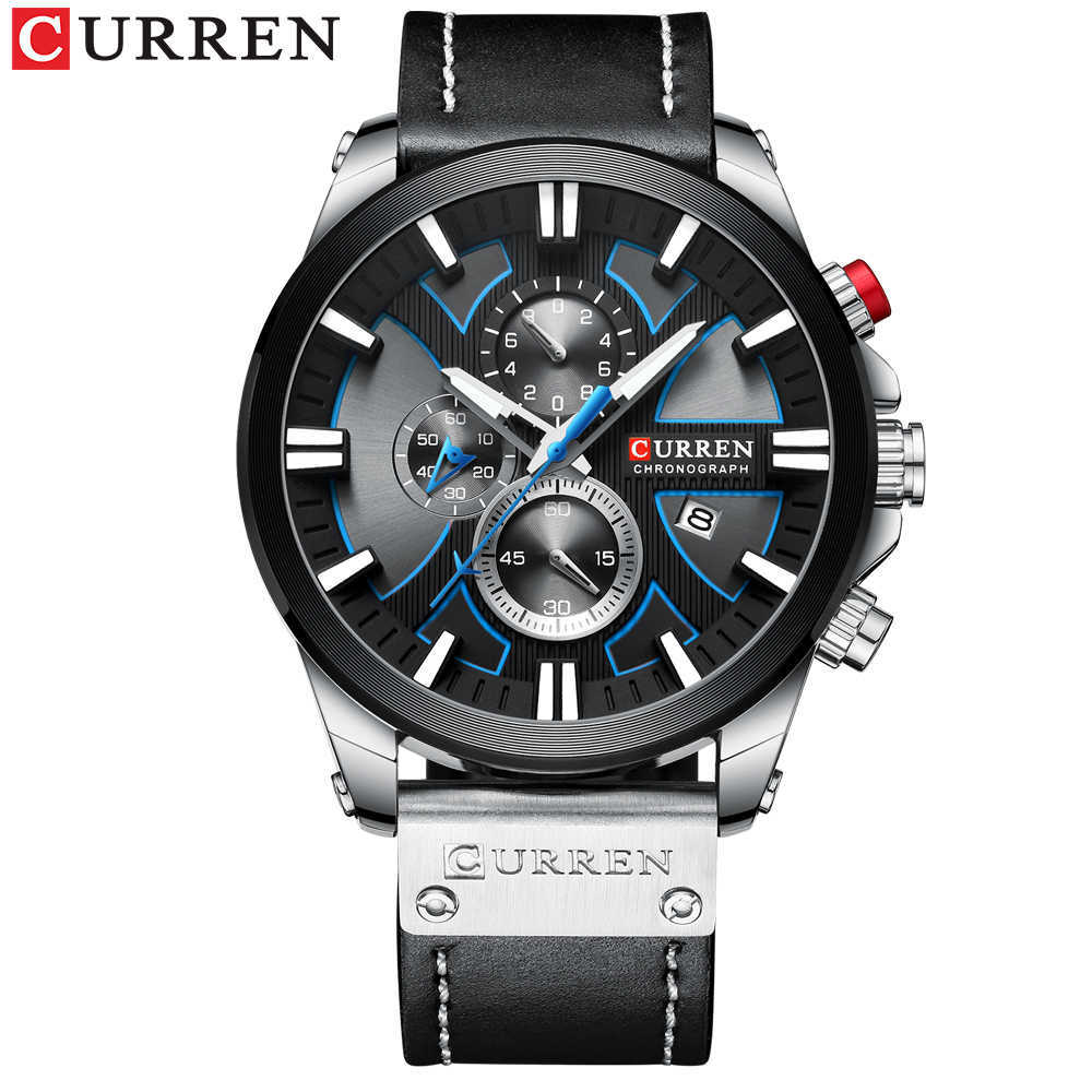 New CURREN Men Watches Fashion Quartz Wrist Watches Men's Military Waterproof Sports Watch Male Date Clock Relogio Masculino CX200803