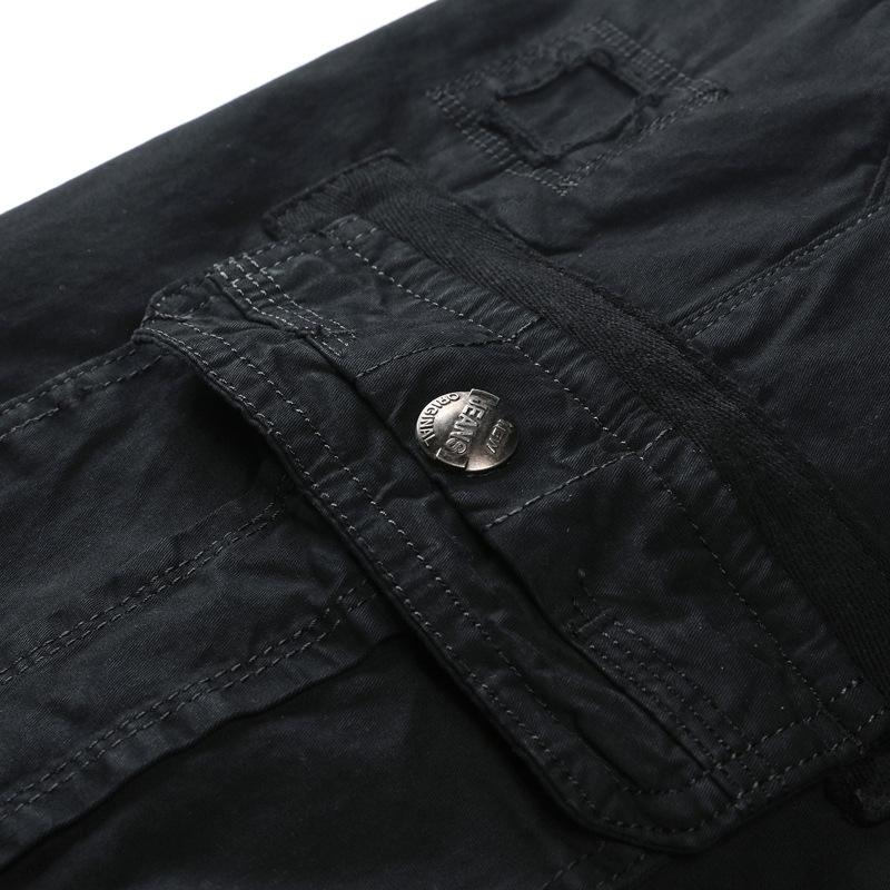 Drawstring Cargo Shors Men 2021 Summer Mens Casual Shorts Comfortable Cotton Board Multi Pocket Military Short Hombre 38 Men's