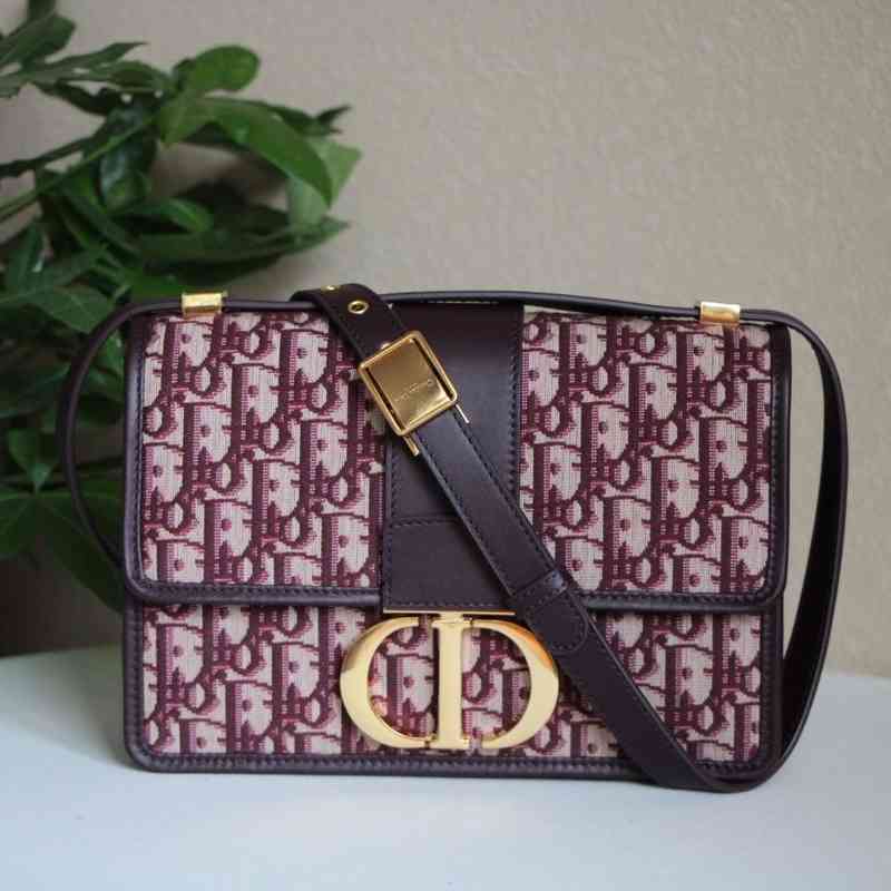 Christian Designer Bags Luxury Women Montaigne Bag, Red, Size 24 × Seventeen 8cm