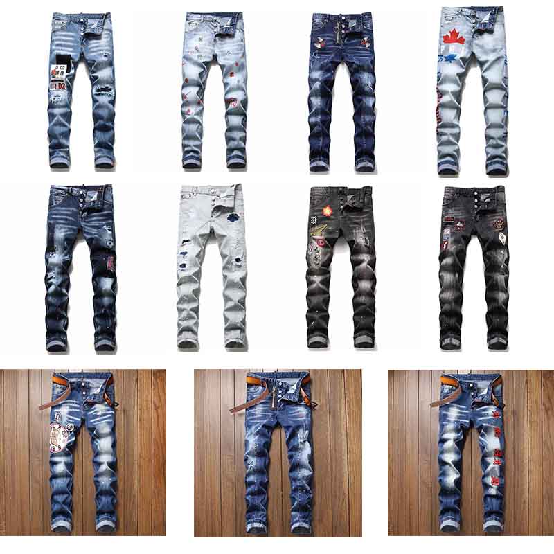 2021 High Quality Branded Mens Hip Hop D2 Jeans Designer Pants Stylist Slim Fit Motorcycle Fashion Skinny Broken Style Biker Italy Luxury De, Blue
2021 High Quality Branded Mens Hip Hop D2 Jeans Designer Pants Stylist Slim Fit Motorcycle Fashion Skinny Broken Style Biker Italy Luxury De, Blue