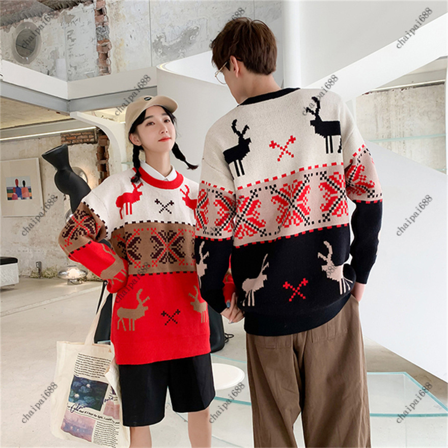 2021 new high-quality Christmas sweater for men and women in winter lazy breeze fawn Christmas couple sweater coat loose M-3XL
2021 new high-quality Christmas sweater for men and women in winter lazy breeze fawn Christmas couple sweater coat loose M-3XL