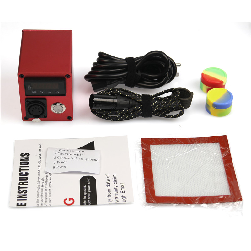 Enail Dnail bag Vaporizer Device Dab Box Temperature Control Mod for Wax Concentrate with Water Pipes Rigs Top Quality Portable e Nail Glass WaterPipe
Enail Dnail bag Vaporizer Device Dab Box Temperature Control Mod for Wax Concentrate with Water Pipes Rigs Top Quality Portable e Nail Glass WaterPipe