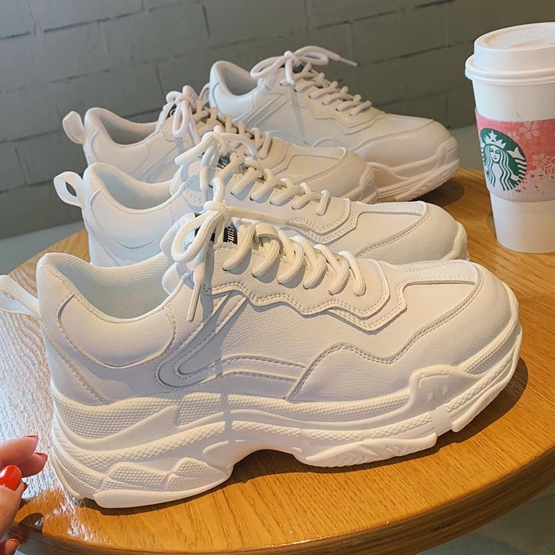 White Women Shoes New Chunky Sneakers For Women Lace-Up White Vulcanize Shoes Casual Fashion Dad Shoes Platform Sneakers Basket, Beige
White Women Shoes New Chunky Sneakers For Women Lace-Up White Vulcanize Shoes Casual Fashion Dad Shoes Platform Sneakers Basket, Beige