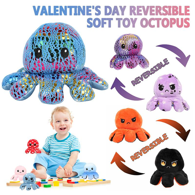 DHL Shipping! Reversible Flip Octopus Stuffed Dolls Soft Double-sided Expression Plush Toy Adult Baby Kids Gift Doll Christmas Birthday Gift
DHL Shipping! Reversible Flip Octopus Stuffed Dolls Soft Double-sided Expression Plush Toy Adult Baby Kids Gift Doll Christmas Birthday Gift