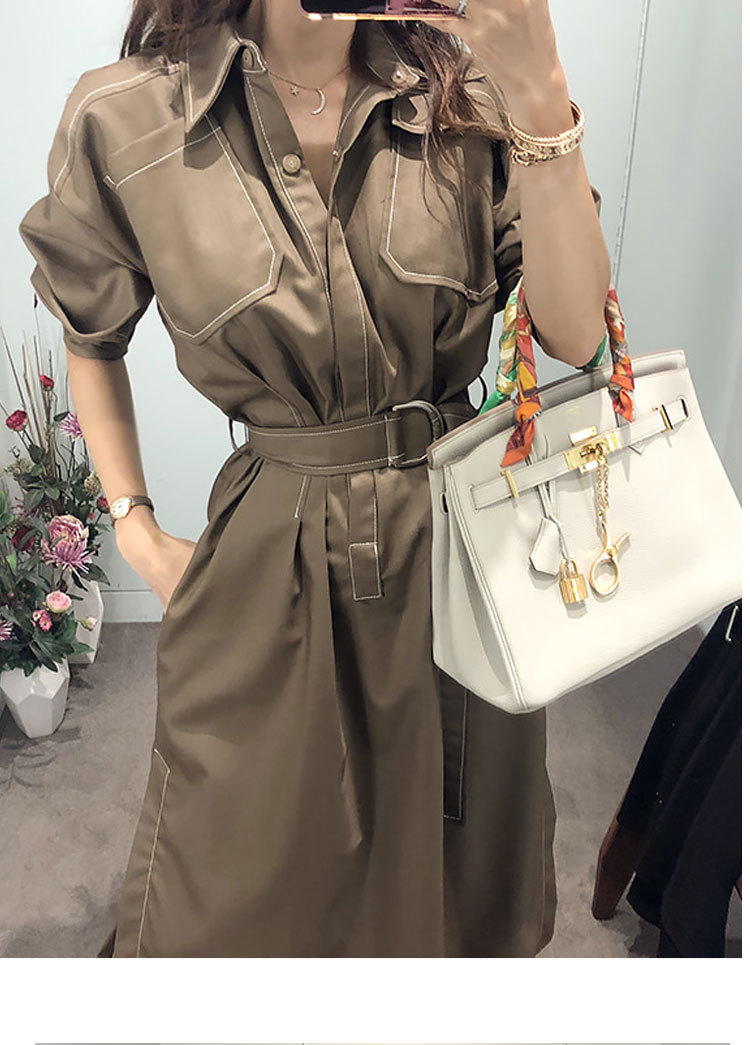 Arrival Fashion Korean Women Summe Dress Lace-Up Vintage Vestido Robe Femme Ete Sukienki 210520