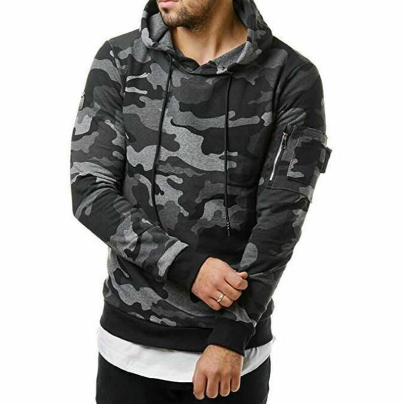 M-3XL Mannen Camouflage Print Warme Hoodie Hoody Sweater Trui Mode Jumper Plain Ontwerp Casual Sport Hot, Gray
M-3XL Mannen Camouflage Print Warme Hoodie Hoody Sweater Trui Mode Jumper Plain Ontwerp Casual Sport Hot, Gray