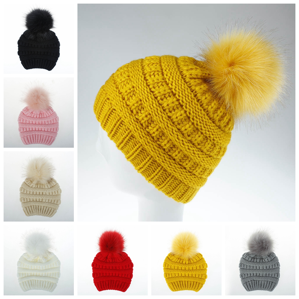 Winter Kids Knitted Hat Girls Baby Warm Pom Pom big Fur ball Wool Hat Ladies Skull Beanie plain Crochet Ski Outdoor Caps LJJA3088, Opp bag;not product
Winter Kids Knitted Hat Girls Baby Warm Pom Pom big Fur ball Wool Hat Ladies Skull Beanie plain Crochet Ski Outdoor Caps LJJA3088, Opp bag;not product