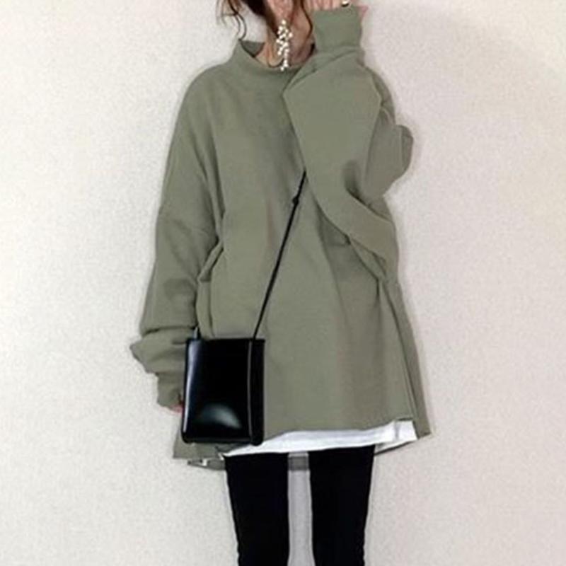 Women's Sweaters Casual Sweatshirts Women 2021 Long Sleeve Autumn Hoodies Female Clothing Split Chic Korean One Piece Sweatshirt Loose, White;black
Women's Sweaters Casual Sweatshirts Women 2021 Long Sleeve Autumn Hoodies Female Clothing Split Chic Korean One Piece Sweatshirt Loose, White;black