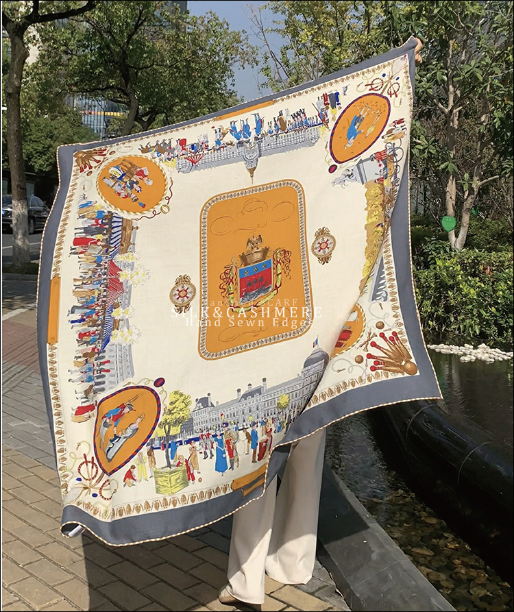 Silk Cashmere Scarf… - image