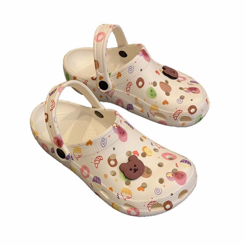 Women Cave Shoes Crocses Personality Cartoon Lovely Girl Heart Antiskid Thick Bottom Garden Beach Sandals Printing Slippers, Black
Women Cave Shoes Crocses Personality Cartoon Lovely Girl Heart Antiskid Thick Bottom Garden Beach Sandals Printing Slippers, Black