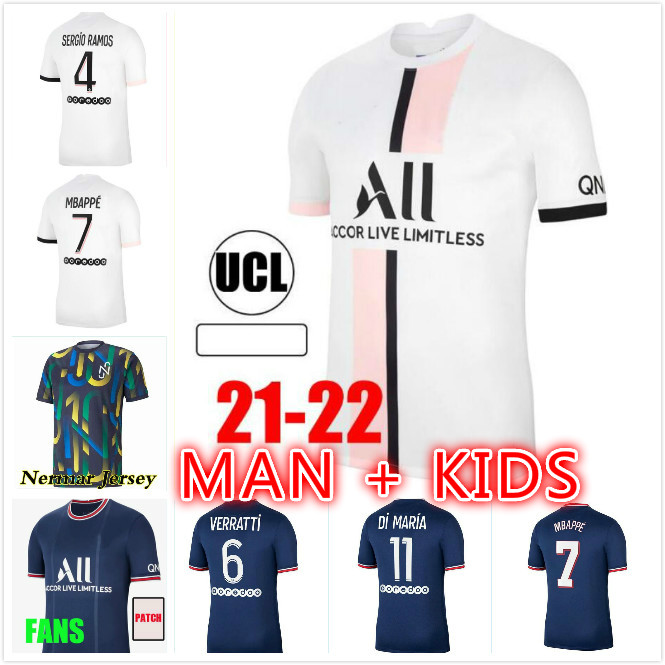 SERGIO RAMOS MBAPPE KEAN soccer jerseys HAKIMI 21 22 Maillots de football shirt 2021 2022 MARQUINHOS VERRATTI KIMPEMBE men kids kit uniforms enfants maillot foot, Retro
SERGIO RAMOS MBAPPE KEAN soccer jerseys HAKIMI 21 22 Maillots de football shirt 2021 2022 MARQUINHOS VERRATTI KIMPEMBE men kids kit uniforms enfants maillot foot, Retro