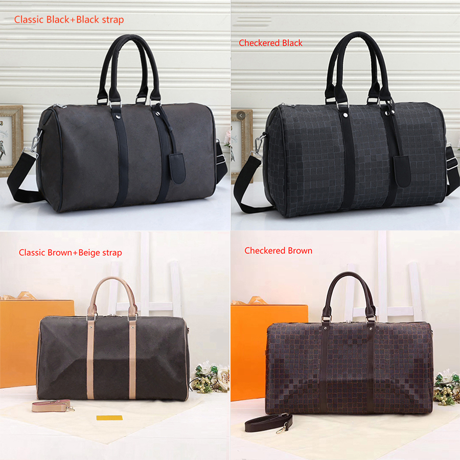 Designers Duffel Bags 45CM 55CM luxury large capacity travel sale High quality women men Genuine Leather shoulder Fashion bag carry rivets with lock head 03, Dustbag
Designers Duffel Bags 45CM 55CM luxury large capacity travel sale High quality women men Genuine Leather shoulder Fashion bag carry rivets with lock head 03, Dustbag
